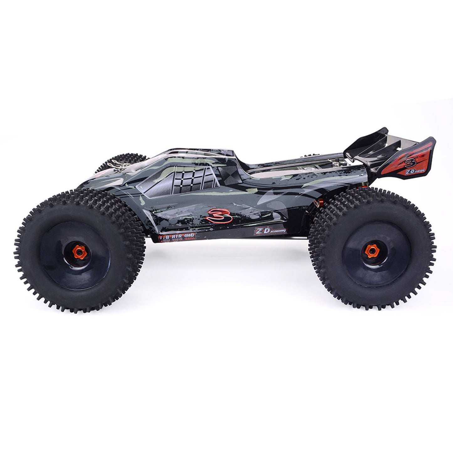 1/8 ZD Racing Electric RC Racing Truck 4WD 80KM/H Remote Control High Speed Truggy 9021 V3 Metal Chassis Steel Reduction Gears