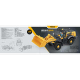 Half Metal 1/50 Electric Remote Control Loader Ready To Run Mini RC Engineering Vehicle Model Lights Sounds Desktop Level Gift