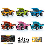 HG 1:64 RC Electric Lifting Dump Truck HG4 431 RTR Metal Car Shell Remote Control Engineering Vehicle Battery USB Charging Cable