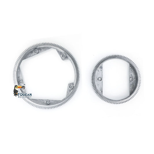 Metall 360 Grad drehbares großes kleines rotierendes Zahnrad für 1/16 6.0 7.0 Henglong RC Tank 3818 3898 3878 DIY sModel