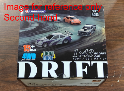 Fast Free Shipping Second-hand Products CA Stock 1/43 Radio Control Drift Car 4WD RC 2.4g Mini Race Car Toy High Speed Model