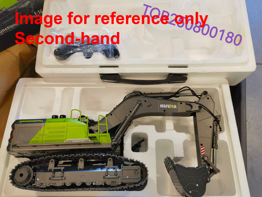 Fast Free Shipping Second-hand Products CA Stock HUINA 1/14 593 Toys Model RC Excavator Car Gift Battery 2.4G Remote Control Digger