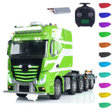 Unitru-01 3363 1/14 RC Tractor Truck Remote Control Lorry Car 10*10 Metal Chassis Smoke ST8 Radio Differential Lock RTR Light