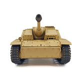2.4G Henglong 1/16 7.0 Plastic German Stug III RTR RC Tank Model 3868 BB IR Steel Gearbox 1800MAH Battery Radio Sound Lights