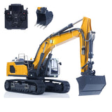 1/14 Scale Metal Hydraulic RC Excavator 945 Remote Control Painted Trucks Model W/ PL18EV Radio Light Motor Servo