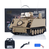 1/16 Tongde RC Tank M2412-B M113A1 ACAV Infrared 360 Turret Rotation Smoking Light Sound Remote Control Electric Model RTR