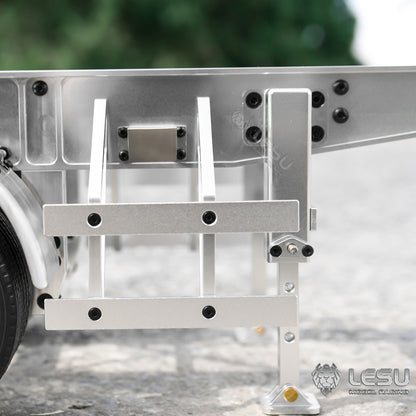 TOUCAN RC HOBBY LESU 40ft 20ft Metal Trailer Chassis for 1/14 Radio Controlled Tractor Container Truck RC Cars Model