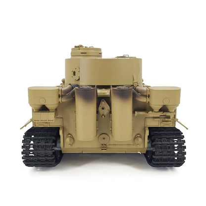 2.4Ghz Henglong 1/16 7.0 Plastic German Tiger I 3818 RTR RC Tank BB IR Barrel Recoil Metal Suspension Arm Gearbox Smoke Special Spray Painting