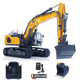 1:14 Hydraulic RC Excavator Remote Control for Model 945 with PL18EV Radio System 5CH Reversing Valve Bucket Quick Coupler