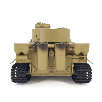 2.4Ghz Henglong 1/16 7.0 Plastic German Tiger I 3818 RTR RC Tank BB IR Barrel Recoil Metal Suspension Arm Gearbox Smoke Special Spray Painting