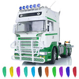 1/14 TOUCAN Painted RC Tractor Truck 6x6 Metal Chassis Remote Control Cars Model Light Sound Smoke