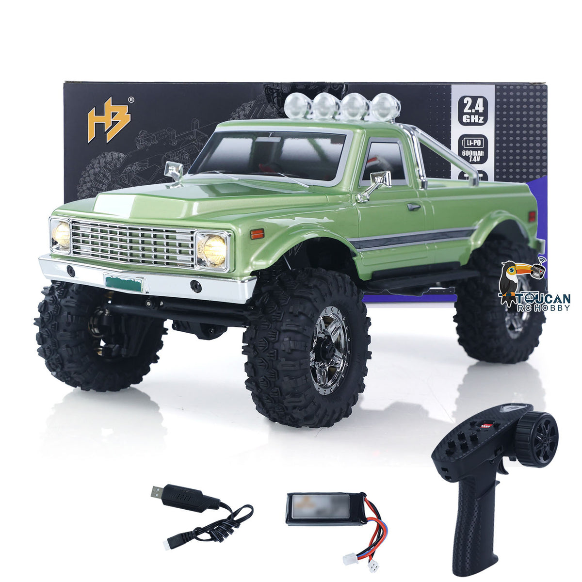 CR18P 1810504 Convoy EVO V2 Hobby Plus 1/18 AWD Fernbedienung Rock Crawler Elektrische Mini RC Off Road Fahrzeug Lichter Batterie
