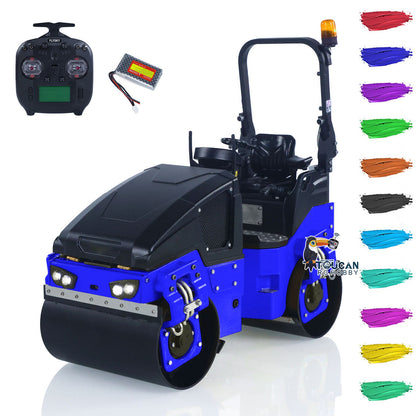 1/14 Metall RC Elektro-Straßenwalze BW120AD RTR Fernbedienung Baufahrzeug Modell Flysky ST8 Radio Batterie Lichtsystem