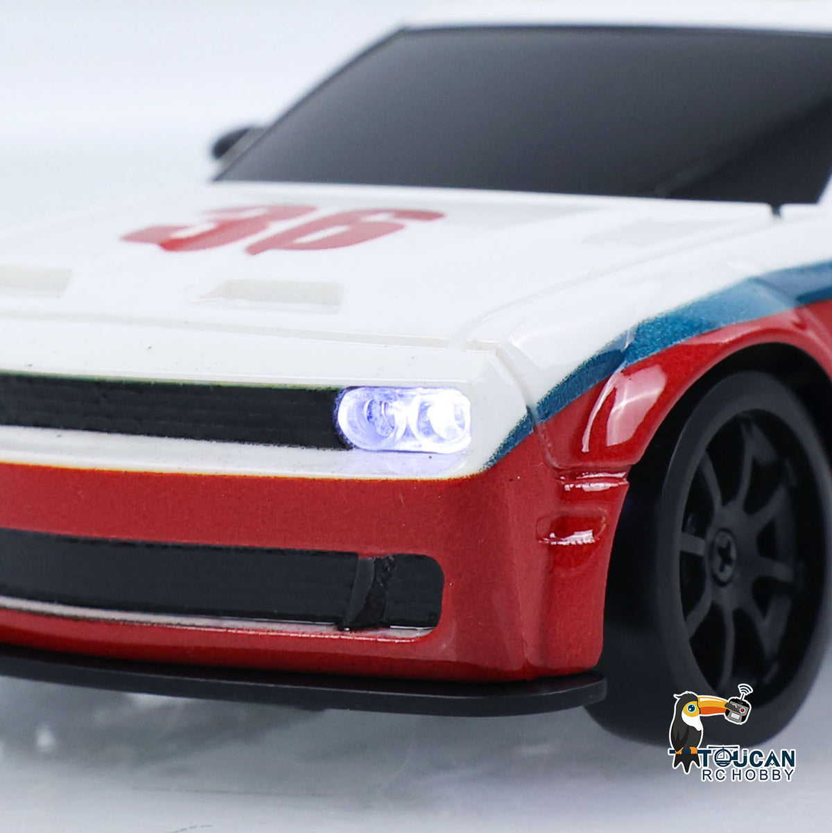 TOUCAN RC HOBBY JIABAILE 3612 4WD Plastic 1/36 RC Drift Car Gyroscope Indoor Outdoor Mini Racing Vehicles Model LED Lights Battery 2.4G Radio