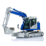 CNC Metal 1/14 RC Hydraulic Excavator CUT Model C914 5CH Valve 3 Arms Remote Control Digger Manual Quick Release Coupler