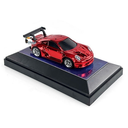 RC-Rennwagen im Maßstab 1/43, LED-Leuchten, RTR, Mini-Spielzeug, ferngesteuertes Elektroauto, lackiert und montiert für Multiplayer-Spiele