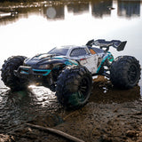 1/16 RC Off Road Car Q117 2.4G Remote Control Four Wheel Drive High Speed Vehicle 70km/h Brushless Motor ESC Lifting Wheel RTR
