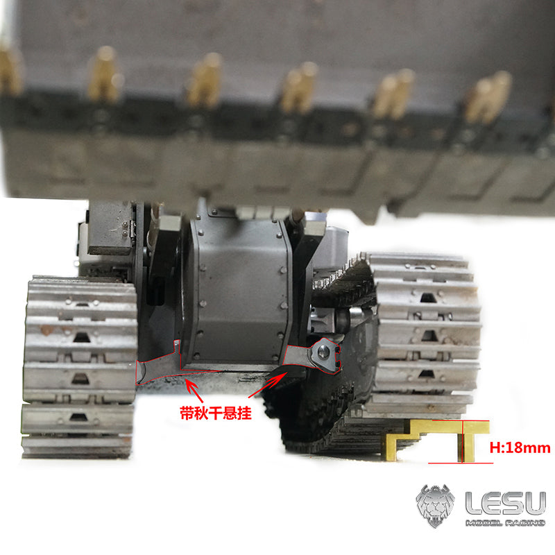 TOUCAN RC HOBBY LESU LR636 1/14 Metal Hydraulic RC Wheel Loader Model with Sound Light System for Construction Vehicle Enthusiast Backyard Fun