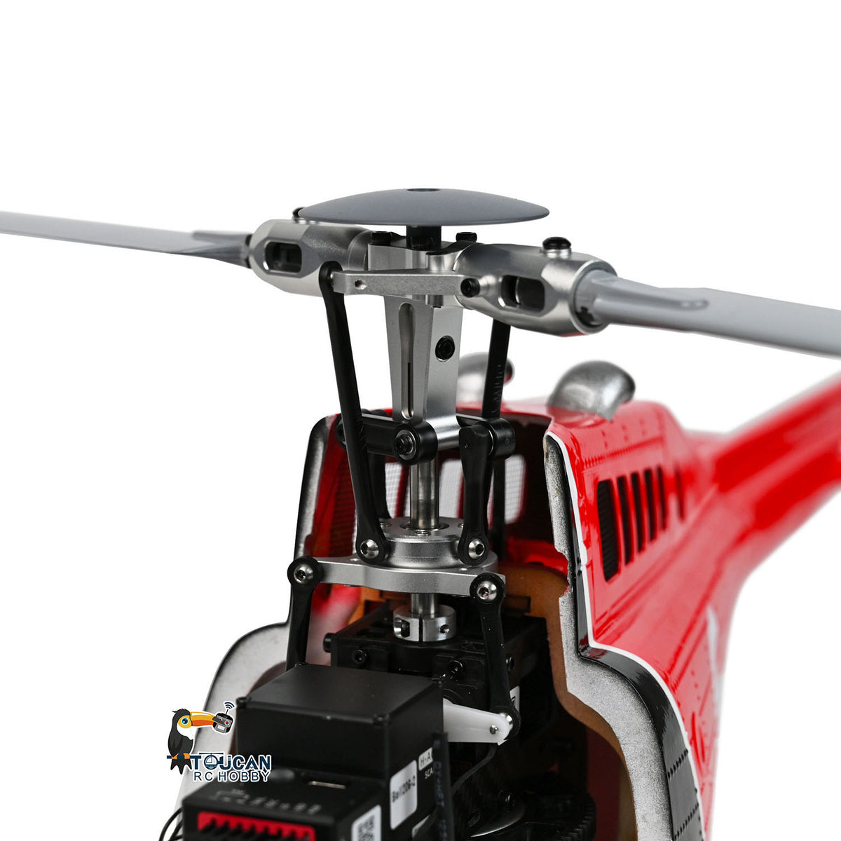 TOUCAN RC HOBBY RC Scale Army Helicopter FLYWING 206 V3 RTF Smart Drone Brushless Motor GPS Satellites Positioning System One-key Retrun