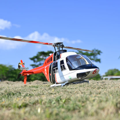TOUCAN RC HOBBY RC Scale Army Helicopter FLYWING 206 V3 RTF Smart Drone Brushless Motor GPS Satellites Positioning System One-key Retrun