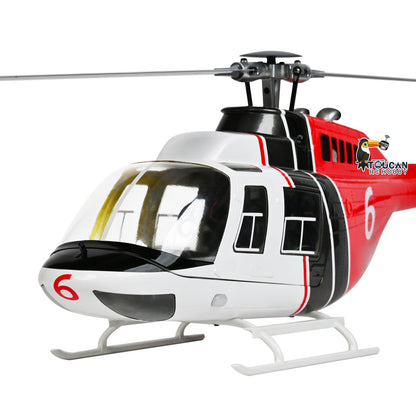 TOUCAN RC HOBBY RC Scale Army Helicopter FLYWING 206 V3 RTF Smart Drone Brushless Motor GPS Satellites Positioning System One-key Retrun