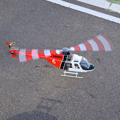 TOUCAN RC HOBBY RC Scale Army Helicopter FLYWING 206 V3 RTF Smart Drone Brushless Motor GPS Satellites Positioning System One-key Retrun