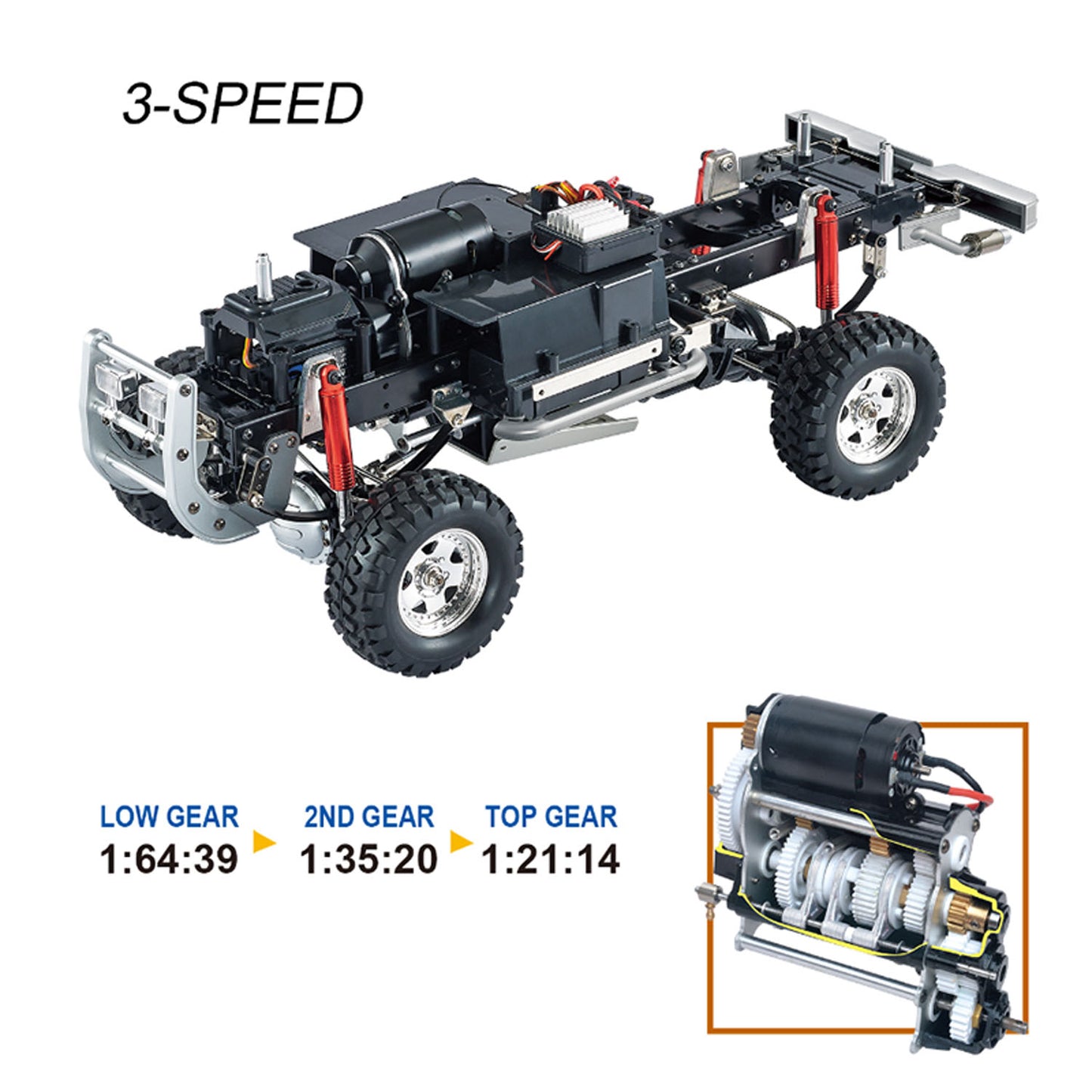 HG 1/10 RC Fahrzeuge P409 Pickup Modell 4x4 Rallye Auto Racing Fernbedienung Crawler 2,4G Radio Motor W/O Batterie