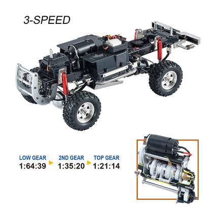 HG 1/10 RC Fahrzeuge P409 Pickup Modell 4x4 Rallye Auto Racing Fernbedienung Crawler 2,4G Radio Motor W/O Batterie