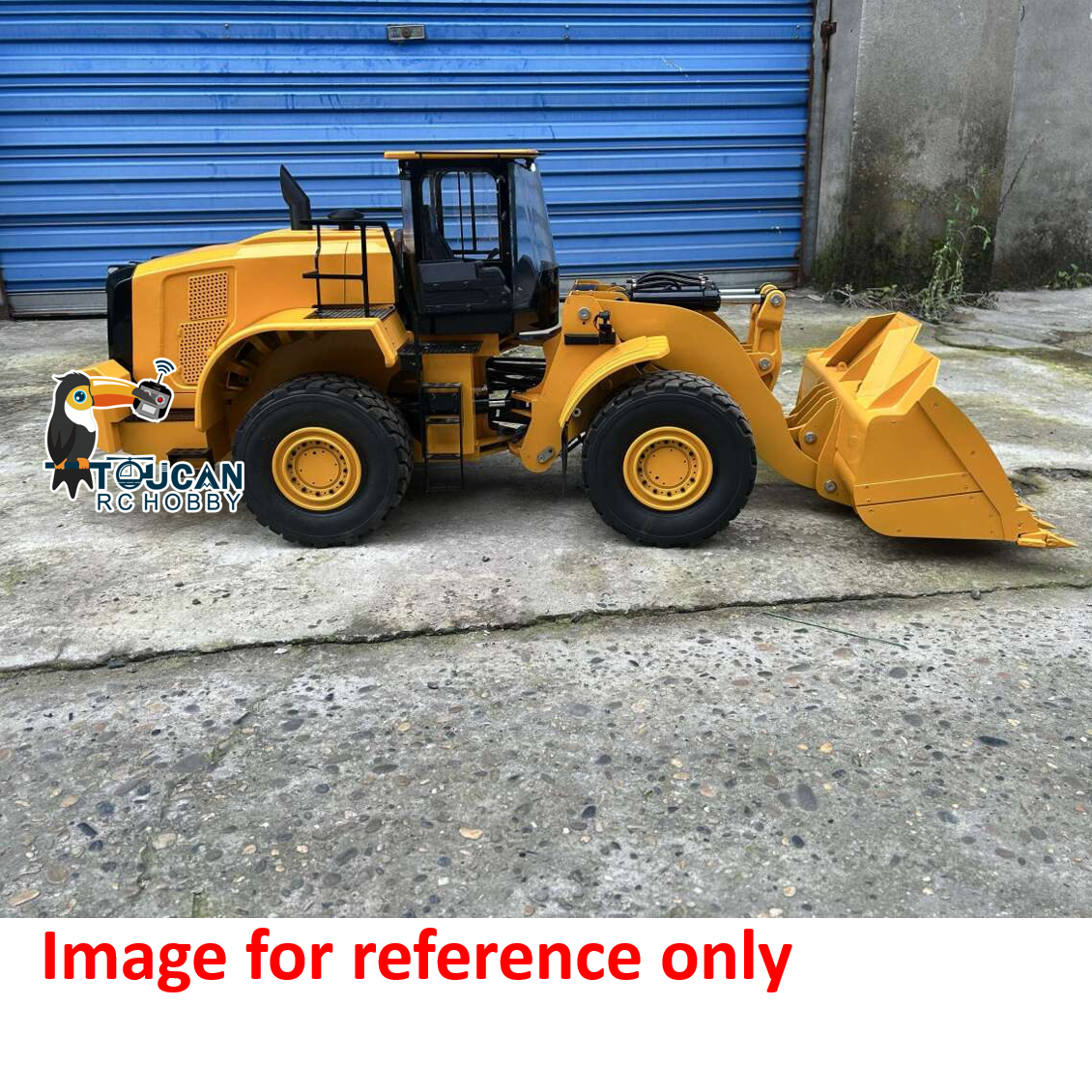TOUCAN RC HOBBY 982 1/8 4WD Metal Chassis RC Hydraulic Wheel Loader Differential Locks Brushless Motor Smoke Light Sound System