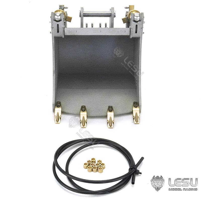 TOUCAN RC HOBBY LESU 1/14 RC Metal Hydraulic Aoue ET30H Wheeled Painted Excavator Heavy Ripper Hydraulic Crusher fork Bucket B