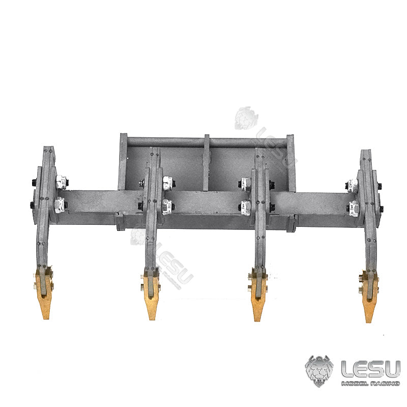 TOUCAN RC HOBBY LESU 1/14 RC Tracked Skid-Steer Loader Aoue LT5 Metal Hydraulic DIY Model Gripper Dozer Hay Clamp Dozer Blade Gripper Sweeper Hay Clamp