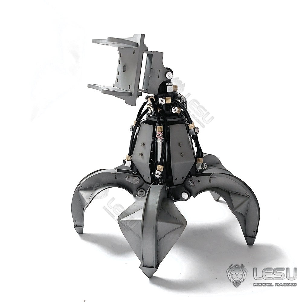 TOUCAN RC HOBBY LESU 1/14 RC Model Metal Hydraulic Aoue ET30H Wheeled Excavator Digger Quick Coupler Openable Bucket Small Bucket