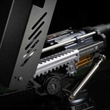 CNC Metal Self Propelled Howitzer CUB3 CAS155 For Capo 1/18 Remote Control Crawler RC Transport Truck Option Part