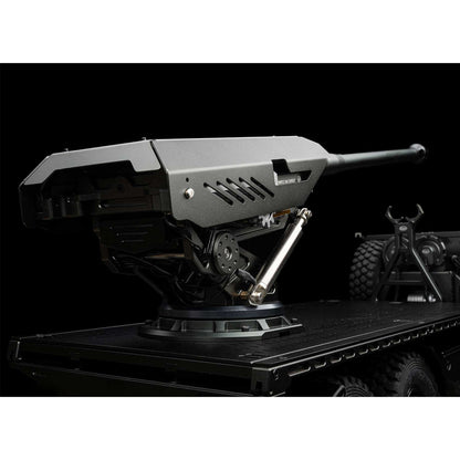 CNC Metal Self Propelled Howitzer CUB3 CAS155 For Capo 1/18 Remote Control Crawler RC Transport Truck Option Part