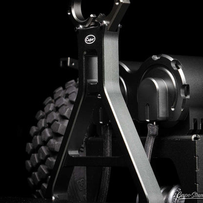 CNC Metal Self Propelled Howitzer CUB3 CAS155 For Capo 1/18 Remote Control Crawler RC Transport Truck Option Part