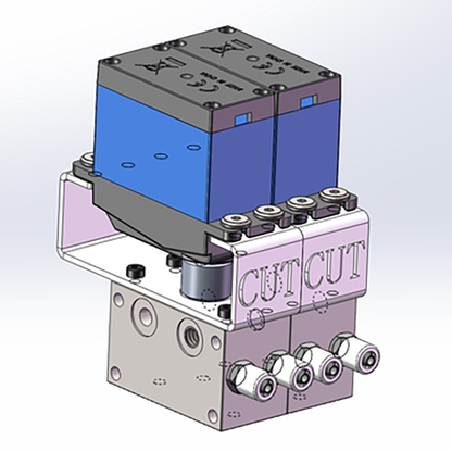 CUT Model 2-6CH Metall-Umschaltventil mit 2-6 Servos für 1/14 1/12 Maßstab Hydraulische Funksteuerung Baggerlader Bulldozer RC Digger
