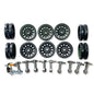 HL Plastic Turret Sprockets Idlers Road Wheels Accessories Pack Decal For 1/16 Soviet T34-85 3909 RC Tank Vehicle Model Part