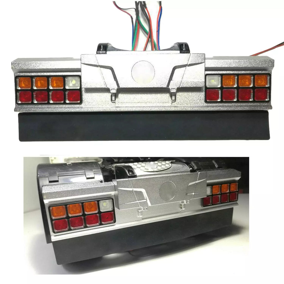 TOUCAN RC HOBBY Degree Stiholt Metal Tail Beam Taillight W/LED for 1/14 Scale Radio Control Tractor Truck R620 56323 DIY Car Vehicle