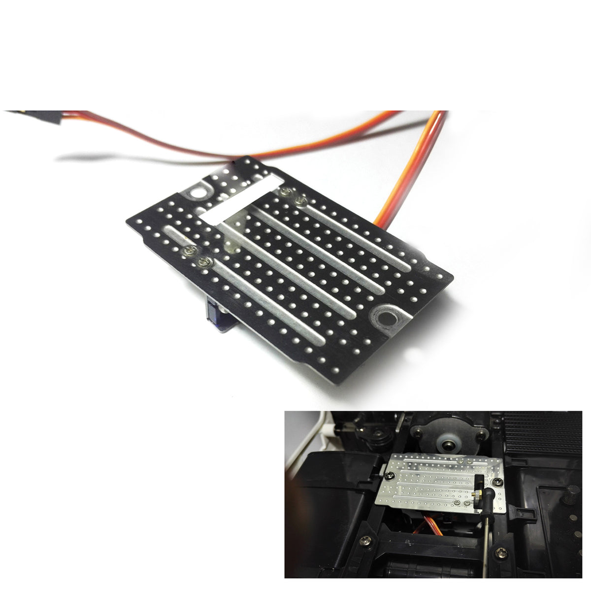 Grad 1:14 Maßstab Fahrzeug Teil Edelstahl Traktion Basis Pedal Für TAMIYA RC Traktor Lkw Auto Modelle