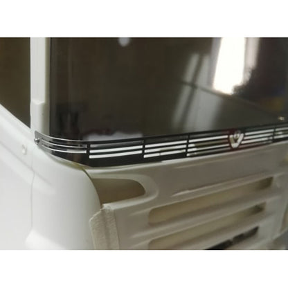 Grad Metall Windschutzscheibe Schutz Net für TAMIYA LESU R470 R620 1/14 Skala RC Traktor Lkw Bau Auto Modell