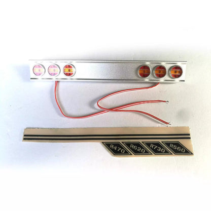 Grad Cab Hinten Dach Lampe LED Licht Für LESU Tamiya 1:14 RC Traktor Lkw Fernbedienung Autos Modelle
