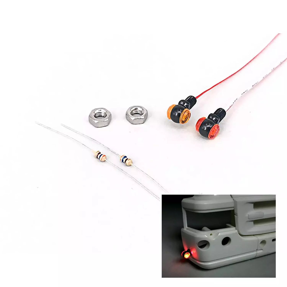 Gradmarkierungslampen LED-Licht für Tamiya 56323 1/14 RC Traktor-LKW-Bau-Automodell