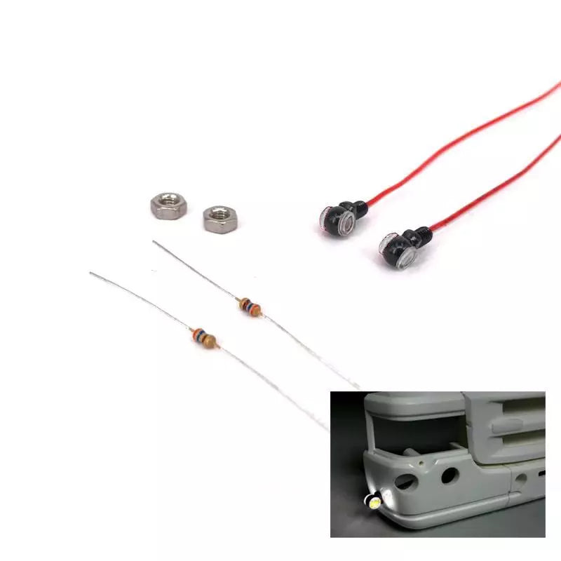Gradmarkierungslampen LED-Licht für Tamiya 56323 1/14 RC Traktor-LKW-Bau-Automodell