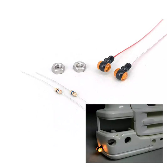Gradmarkierungslampen LED-Licht für Tamiya 56323 1/14 RC Traktor-LKW-Bau-Automodell