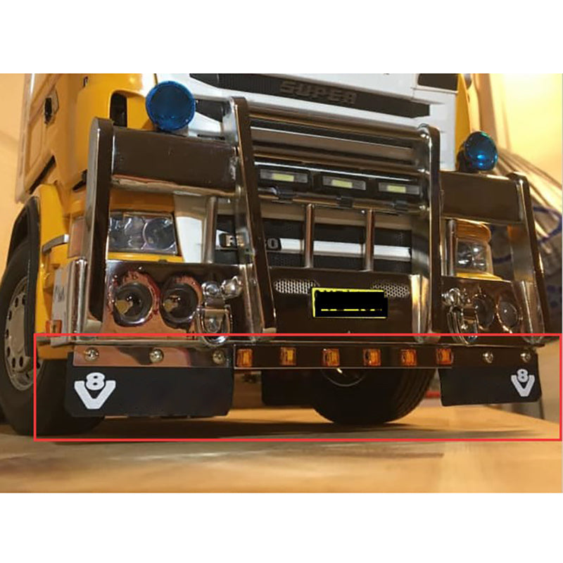 Grad Gummi Vordere Kotflügel für LESU TAMIYA 1/14 Skala Fernbedienung Traktor Lkw V8 RC Bau Auto Modell
