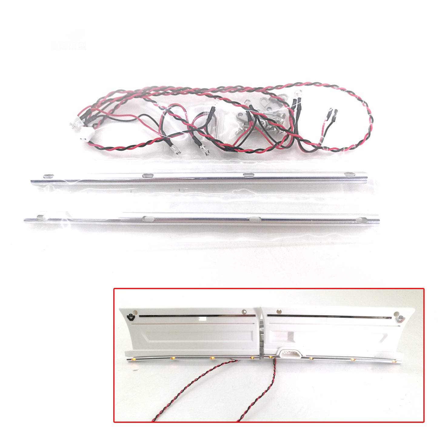 Grad 1/14 Skala Licht Led DIY Für Tamiya Radio Control Traktor Lkw Modell Toucanhobby SP0016 SP0017 RC Bau Auto