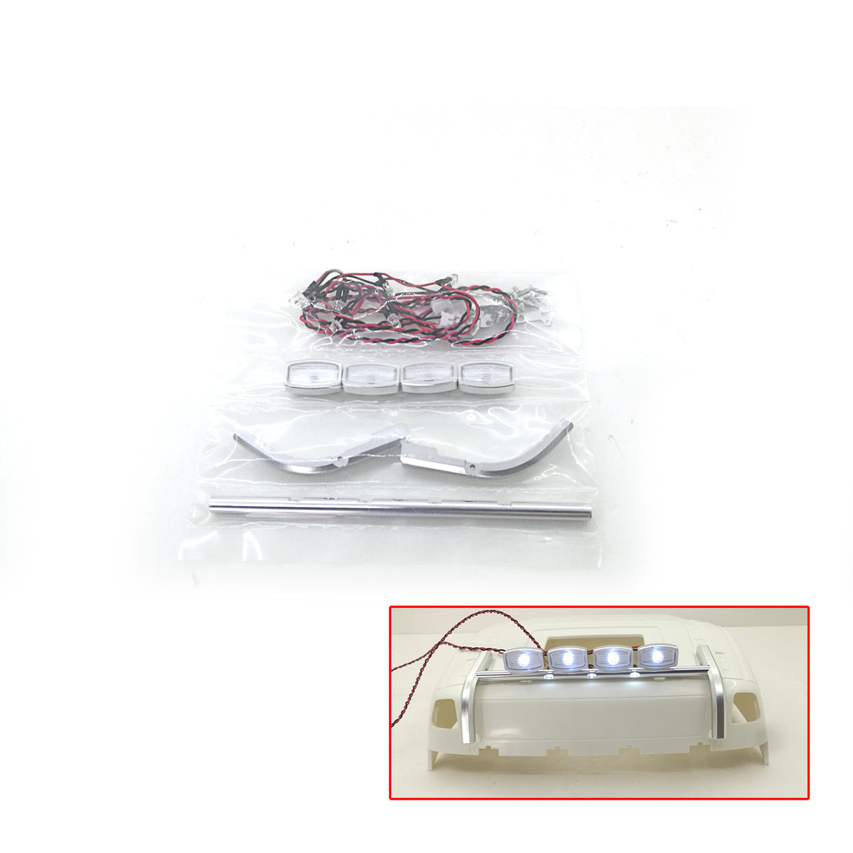 Grad RC Traktor LKW Modell Teil LED Dach Lampe Scheinwerfer Für DIY 1/14 Skala Tamiya Auto Fahrzeug