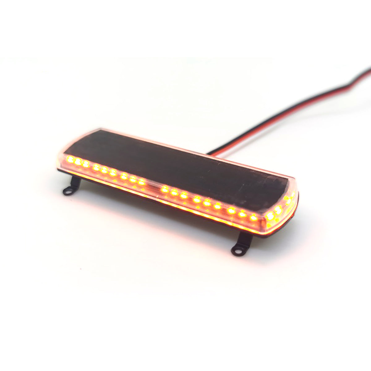 Grad Rot Kunststoff Warnung Rotierenden Licht LED Für Tamiya Lesu 1/14 RC Lkw Traktor Dumper Kipper Auto Modell