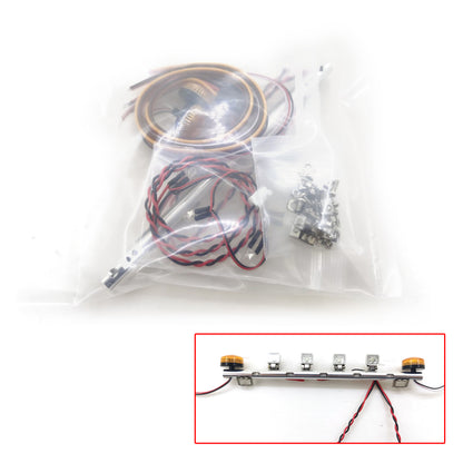 Grad 1:14 Maßstab Rotierende Licht LED Dach Lampe Für Tamiya RC Traktor Lkw Bau Fahrzeuge