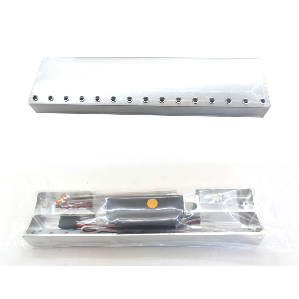 Grad 1/14 Maßstab Led-leuchten Metall Frontstoßstange Für Tamiya Radio Control Traktor Lkw 56344 56301 Bau Fahrzeuge